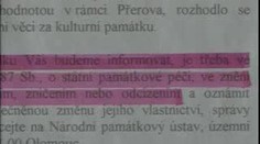 Ministr kultury vyzval k zastavení demolice památky