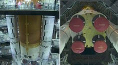 NASA se připravuje k cestě na Měsíc, zveřejnila záběry své nové rakety