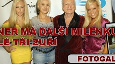 Zakladatel Playboye má další milenku, zbylé tři zuří. FOTOGALERIE