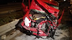 Tragická noc: Bourali hasiči, mladý řidič a senior v protisměru na D8