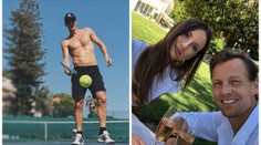 Berdych už opět trénuje! Před pár dny s Ester oslavil životní jubileum