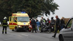 Spanilá jízda motorkářů skončila hromadnou nehodou sedmi z nich