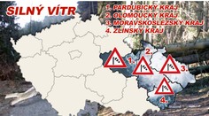 VAROVÁNÍ! Na Česko se řítí nebezpečná vichřice