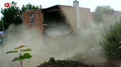 Exkluzivní video: zřícení domu ve Zlíně v přímém přenosu