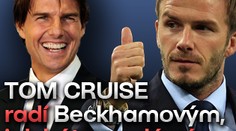 Tom Cruise radí Beckhamovým, jak být populární