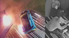 Žhář, který zapálil luxusní auto, se sám potrestal. Zřejmě se také popálil