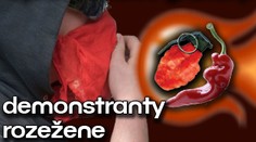 Opravdu ostré granáty: demonstranty rozežene nejostřejší chilli