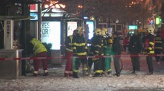 V Praze explodoval stánek, prodavač nezvládl plynovou bombu