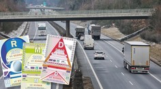 Po dálnici bez lepení známky! Senát schválil elektronické kupony
