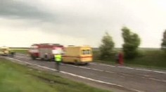 Nehoda na R7: jeden mrtvý, několik zraněných