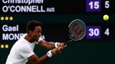 VIDEO: Krásný úder na Wimbledonu. Monfils se blýskl velkou parádou