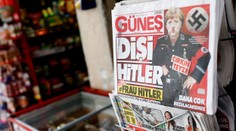 "Frau Hitler": Turecký list přirovnal Merkelovou k nacistickému vůdci