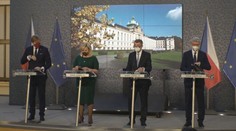 Poslední tisková konference končící vlády