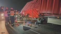 Tragická nehoda na Brněnsku. Řidička nepřežila srážku s kamionem