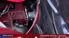 VIDEO: Hromadná srážka 11 aut: dva zranění!