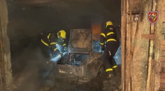 Požár aut na Karvinsku zaměstnal čtyři jednotky hasičů