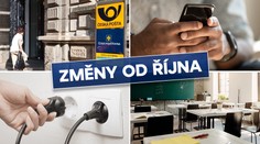Změna na poště, zákaz mobilů, nová opatření. Tohle je od října jinak!