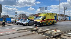 V Praze se srazila dvě nákladní auta. Čtyři lidé jsou zranění
