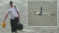 Pilot musel přistát s letadlem na moři