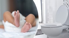 18letá dívka porodila na nemocniční toaletě. Nevěděla, že je těhotná