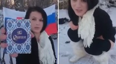 Zatkli Slovenku, která pomočila a spálila korán! Hrozí jí tvrdý trest