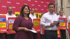 ČSSD zahájila ostrou fázi kampaně, strana chce "spravedlivé Česko"
