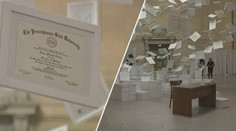 Nejdražší umělecké dílo na světe tvoří 2 600 vysokoškolských diplomů