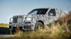 Rolls-Royce poprvé ukázal SUV Cullinan, prozatím v kamufláži