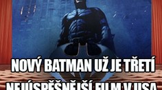 Nový Batman už je třetí nejúspěšnější film v USA