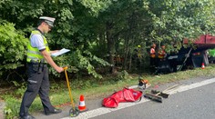 Tragické pondělí na silnicích. Řidič náklaďáku nepřežil náraz do stromu
