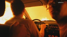 VIDEO: Dramatický únik z hořícího pekla v Rusku