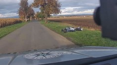 Motorkář ujížděl policistům. Zastavila ho až vlastní chyba