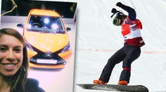 Samková si byla vybrat novou káru! V Ženevě na autosalonu jen zářila