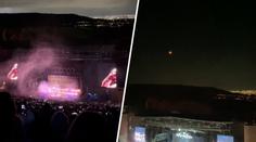 VIDEO: Žena natočila na koncertě UFO. Video teď koluje po sociálních sítích