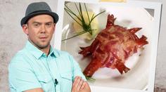 NOVÝ RECEPT: Láďa Hruška vyrábí efektní pečené "želvičky"!