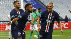 PSG vyhrálo francouzský pohár, St. Etienne v deseti srdnatě vzdorovalo