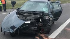 Vážná nehoda u Kolína! Pro jednoho z řidičů letěl vrtulník