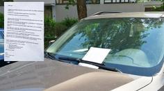 BMW blokuje sousedům v Praze parkoviště. Napsali vtipnou výzvu