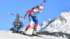 Biatlonistky za sebou mají poslední sprint. Nejlepší z Češek byla Voborníková