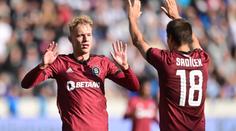 Slavia i Plzeň po otočkách vyhrály. Spartu dovedl za třemi body Karabec