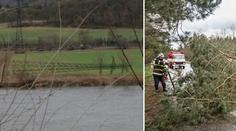 Na Česko udeřila vichřice! Bez proudu skončily tisíce domácností