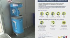 Hygiena především! Čistí se vagóny i školy, přibývá stojanů s dezinfekcí