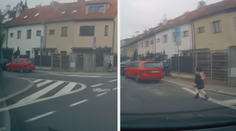 VIDEO: Noční můra rodičů. Dítě ve spěchu vběhlo před jedoucí auto