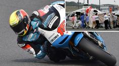 STRACH v MotoGP: De Angelis po těžkém pádu krvácí do mozku!