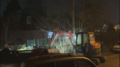 Demolice domu v ostravské Bedřišce začala. Aktivisté na střeše nebyli