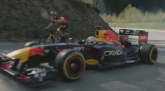 VIDEO: Kolo proti formuli. Verstappen si zazávodil s belgickým cyklistou