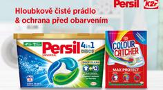 Získejte zdarma prací kapsle Persil Discs a prací ubrousky K2r Colour Catcher a perte konečně jako člověk ve 21. století