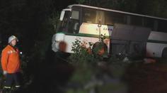 VIDEO: 9 lidí zemřelo během nehody autobusu na Ukrajině