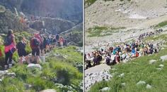 Tatry praskají ve švech! Lidé stojí ve frontách i na turistických trasách