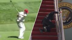 VIDEO: Trumpův syn si utahuje z pádu Bidena: To nebyl vítr, to byl táta!